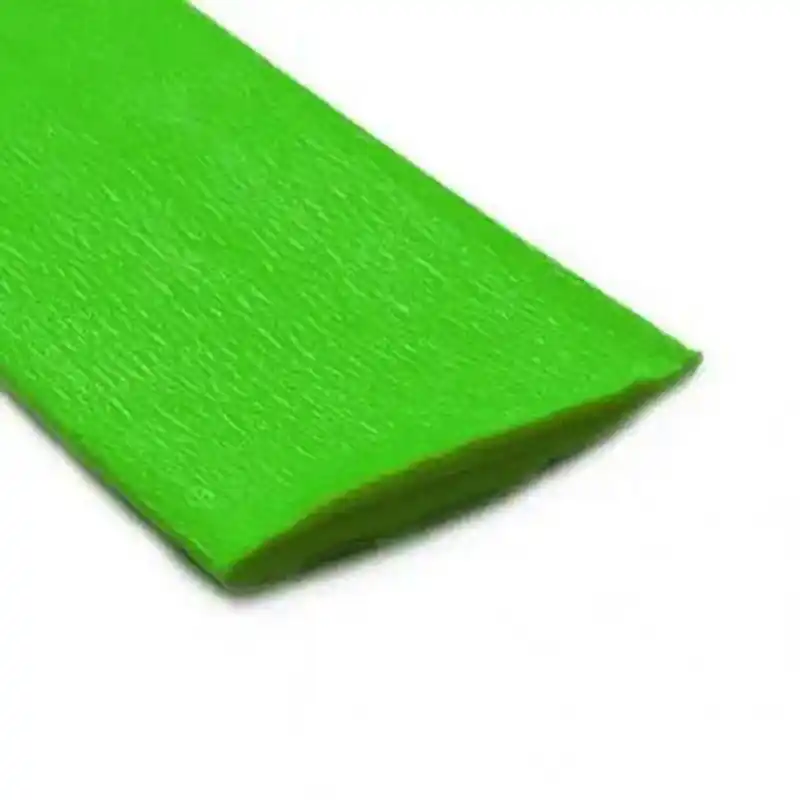 Profesional Papel Crespón Verde Rollo 50x250 Cm