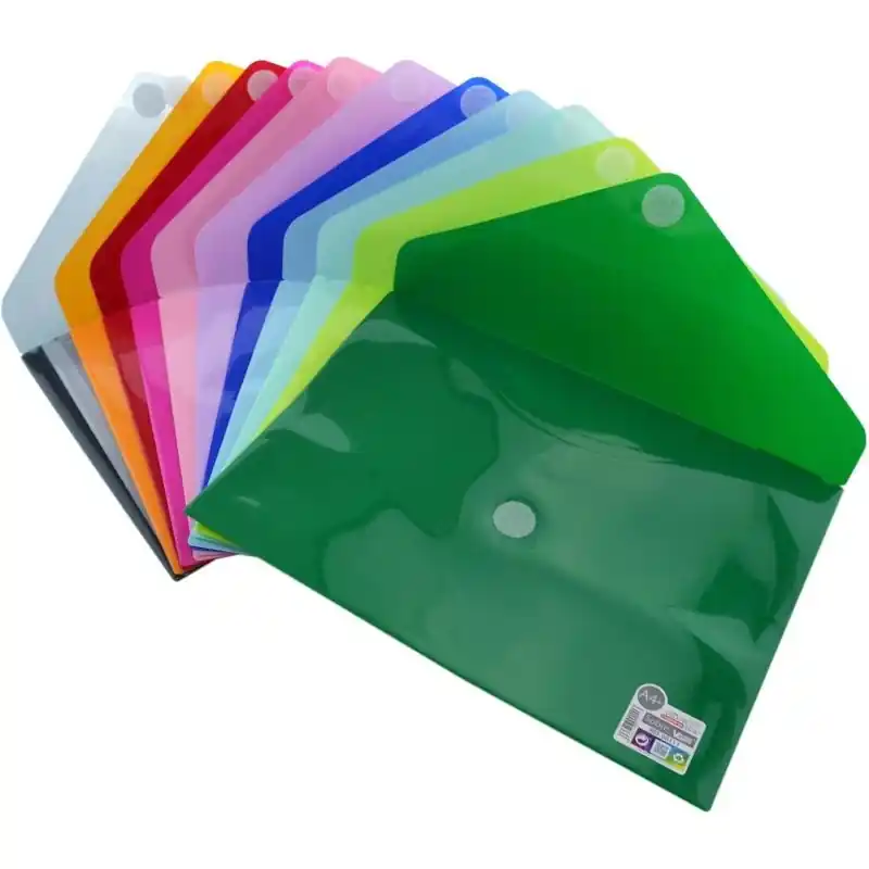 Pago Seguro Sobre Plástico A5 Cierre Velcro Color Line