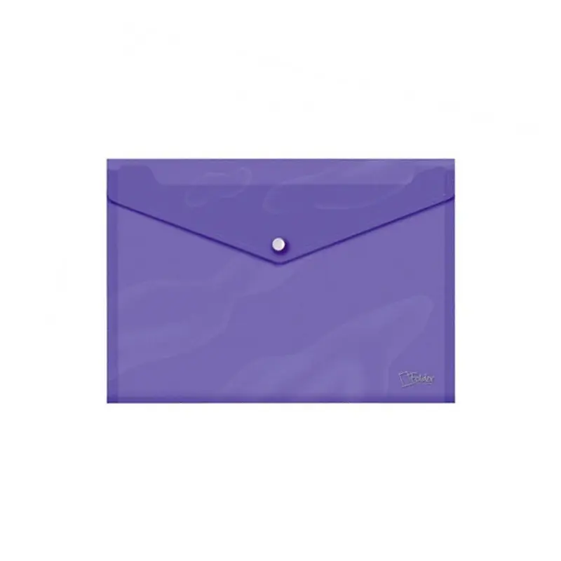 Sobre Plástico A4 Broche Violeta Oferta De Temporada