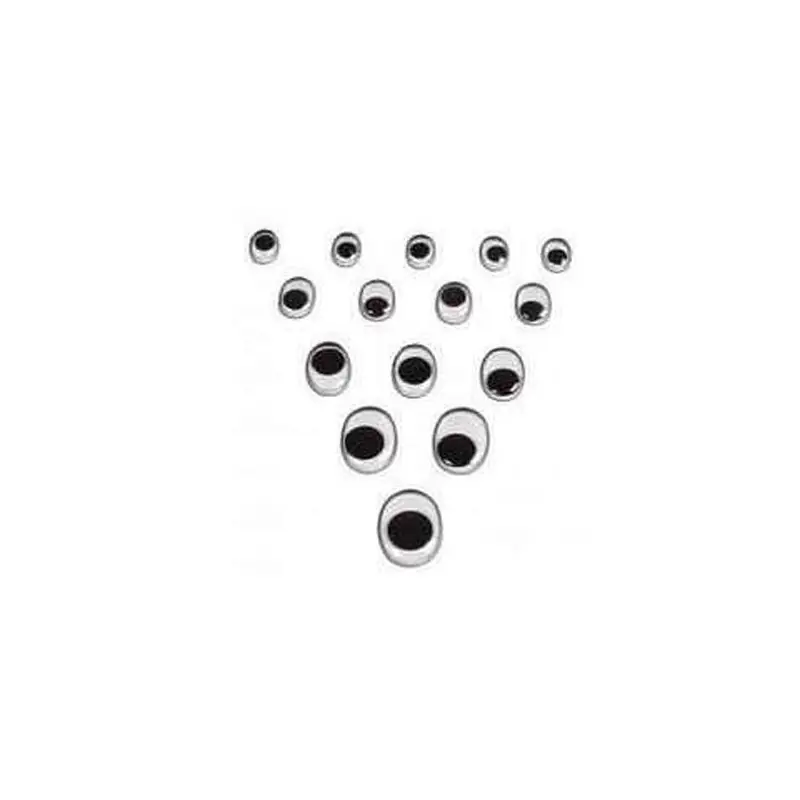 Últimas Unidades Ojos Móviles Negros 4mm 100Uds