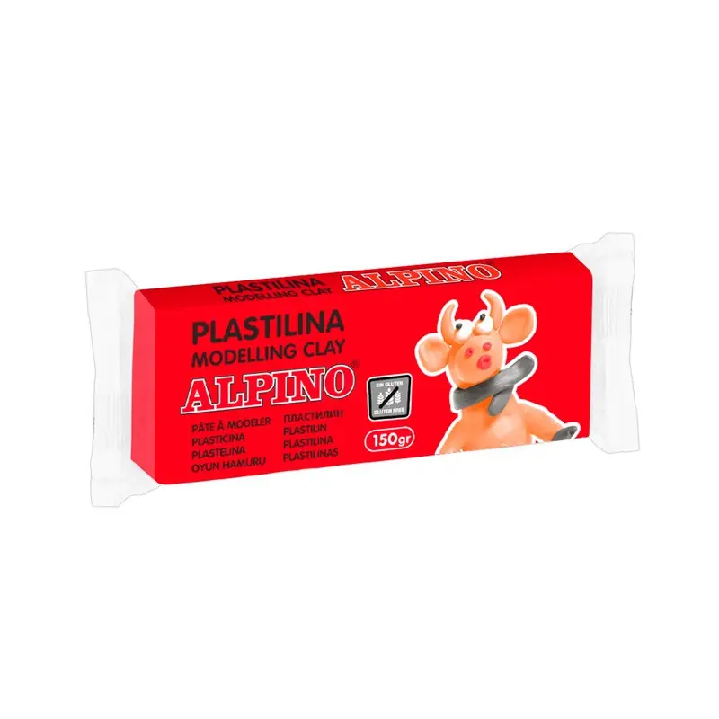 Pago Seguro Plastilina Alpino Rojo 150 Grs