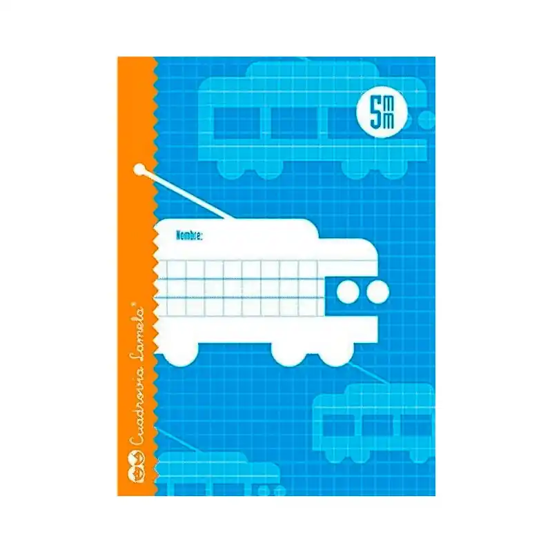 Mejor Calidad Cuaderno Lamela A5 Cuadrovía 5mm 16 Hojas