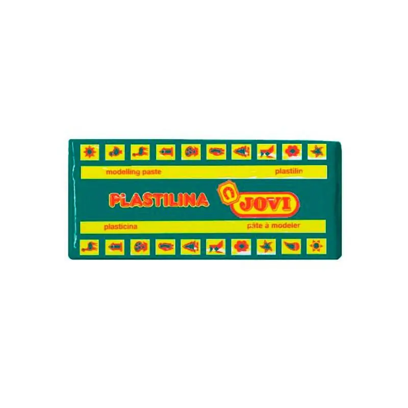 Plastilina Jovi Verde Oscuro 150 Grs Precio De Fábrica