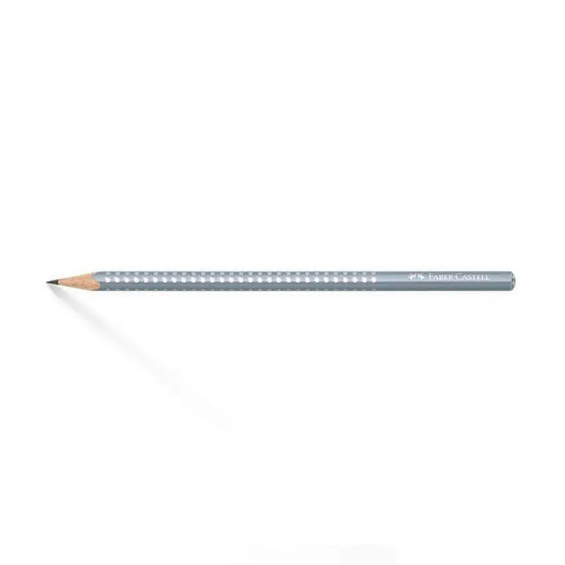 Oferta Lápiz Sparkle Perlado Plateado Faber Castell