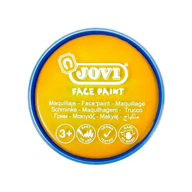Garantía Incluida Pintacaras en Crema Jovi Amarillo 8 Ml