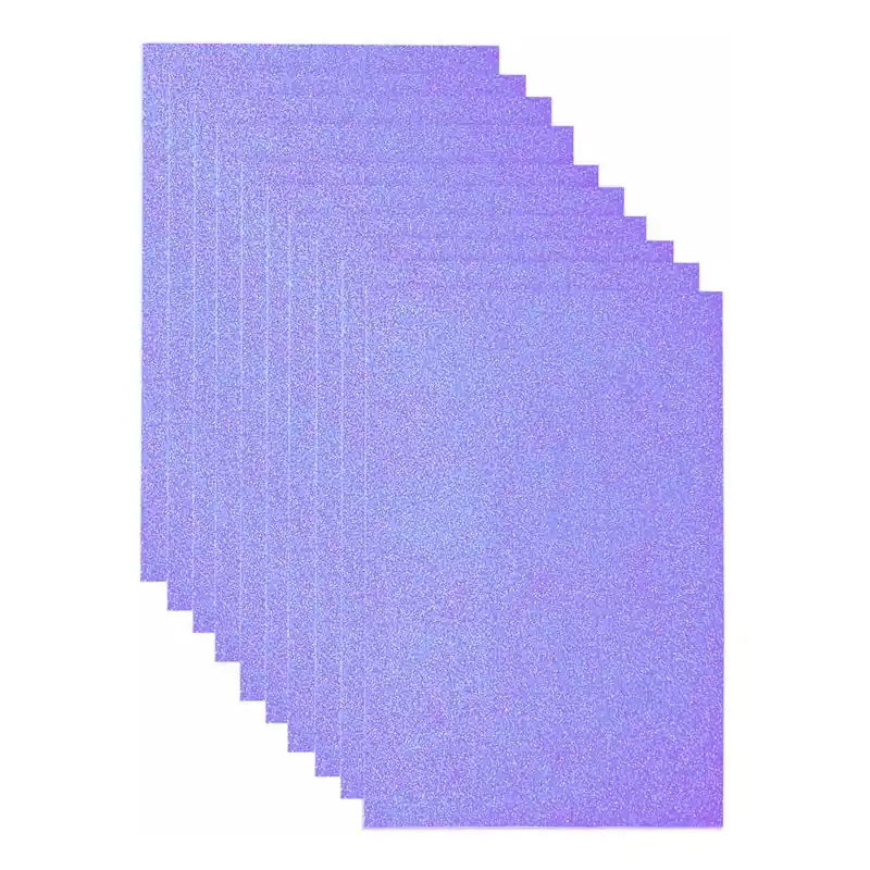 Exclusivo Goma Eva Lila Purpurina 60x40