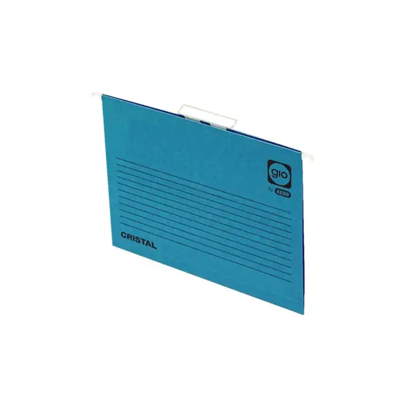 Carpeta Colgante Folio Elba Cajon visor Corto Lomo V Azul Gran Oferta