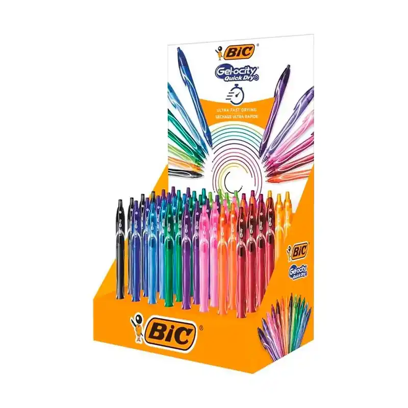 Precio Rebajado Bolígrafo BIC Gel Retráctil Gelocity 0,7 Lila