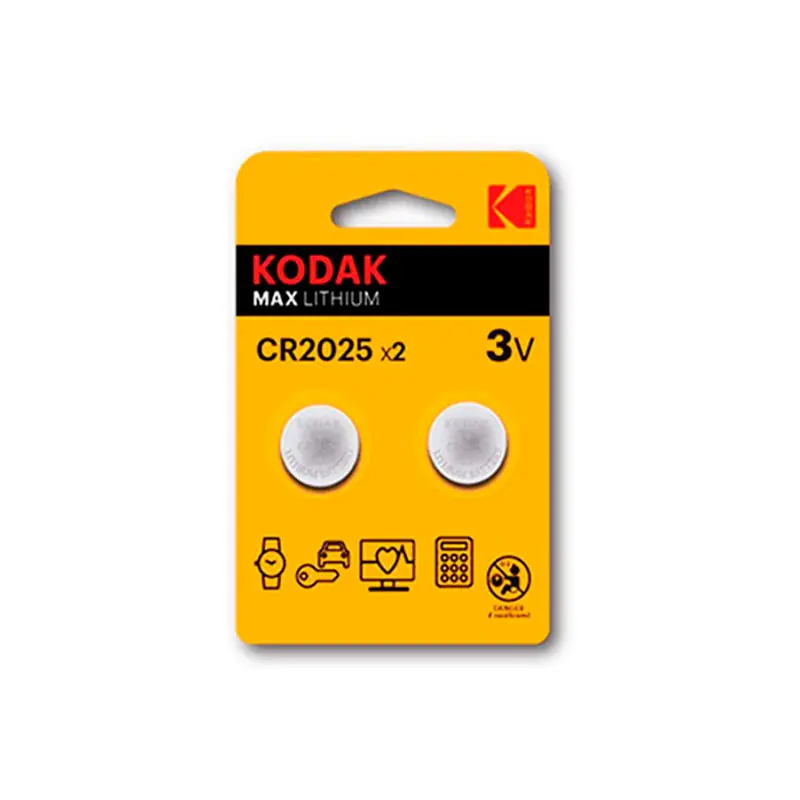 Pila de Botón CR2025 3V 2Ud Solo Hoy