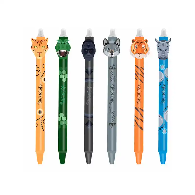 Venta Final Boligrafo Borrable Coolpack Animales Salvajes Azul