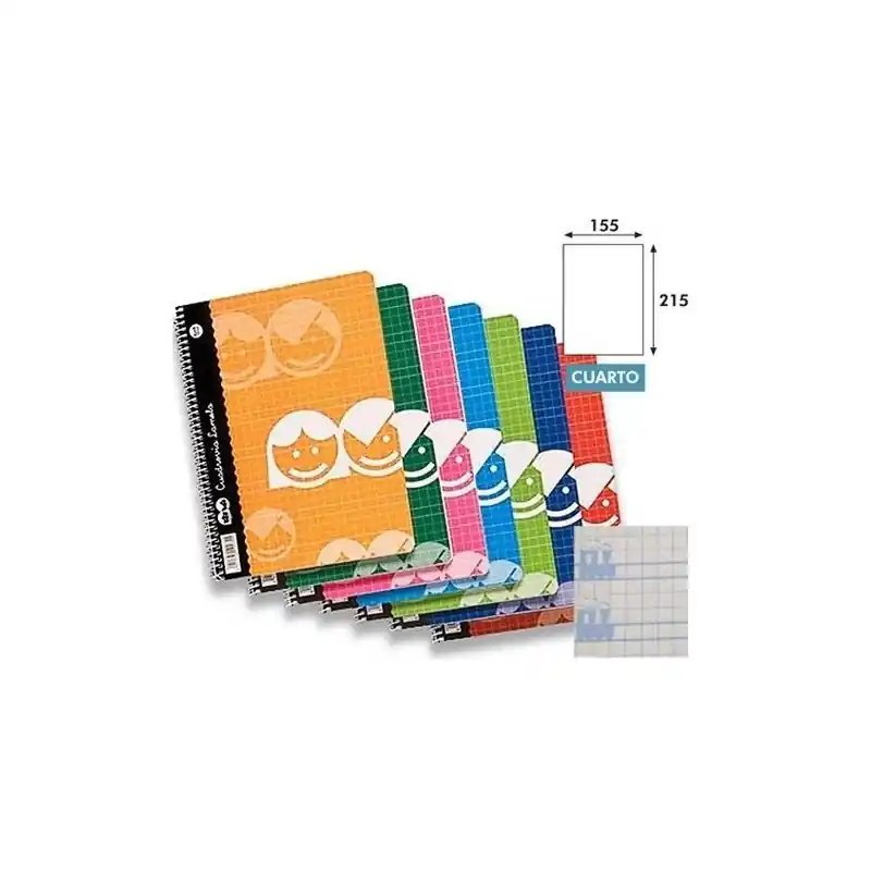 Cuaderno Lamela A5 4mm 40 Hojas Súper Precio