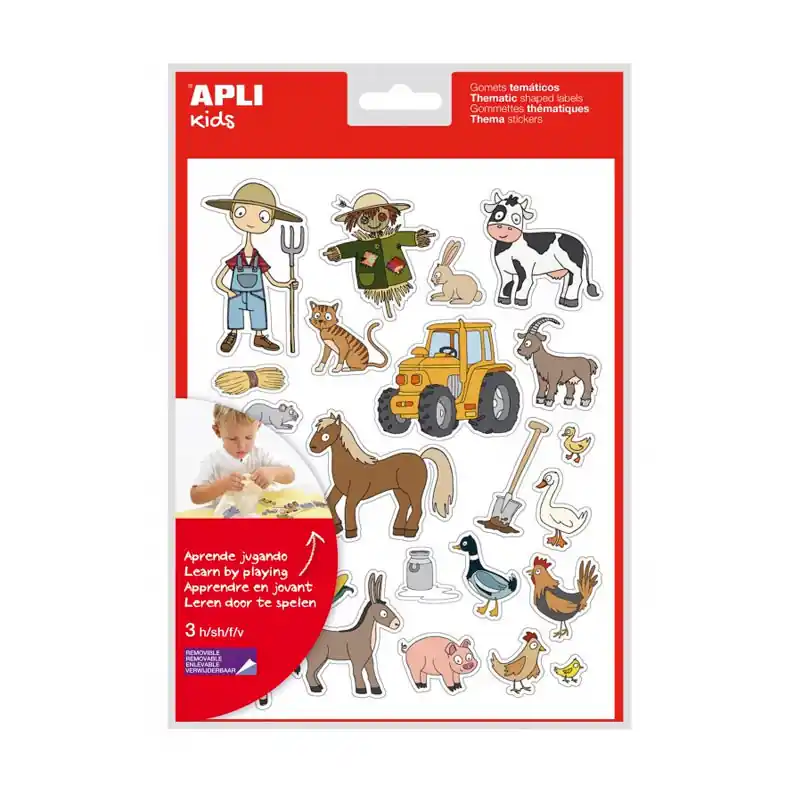 Gomets Apli La Granja Hojas Promoción Exclusiva