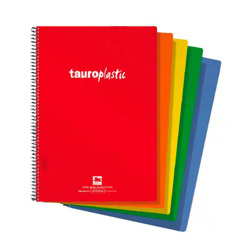 Oferta Limitada Cuaderno A5 Tapa Plástico Cuadriculado 80Hojas