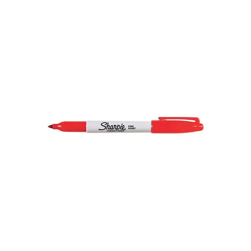 Rotulador Permanente Sharpie Fine F Rojo Más Vendido