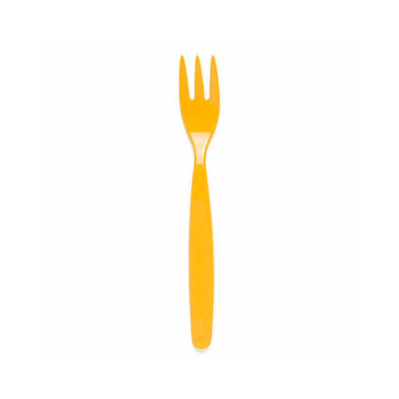 Tenedor Policarbonato Amarillo 17Cm Súper Precio