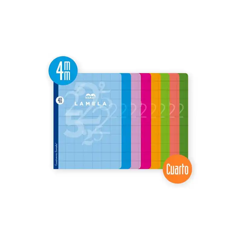 Cuaderno Lamela A5 Surtidas 4mm 50 Hojas Mejor Precio