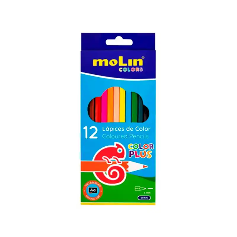 Garantía Incluida Lápiz Colores 12 LPC460 Molin
