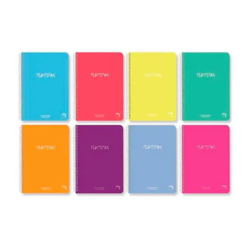 Precio Reducido Cuaderno de Rayas Folio Tapa Plastico 60grs 80Hojas