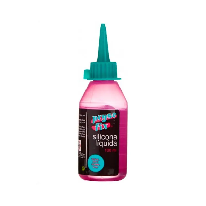 Silicona líquida Pryse especial para goma EVA, envase de 100 ml con boquilla dosificadora, ideal para manualidades, alta transpa Envío Gratis