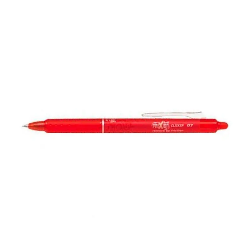 Bolígrafo Pilot Borrable Retráctil Frixion Clicker Rojo Entrega Rápida