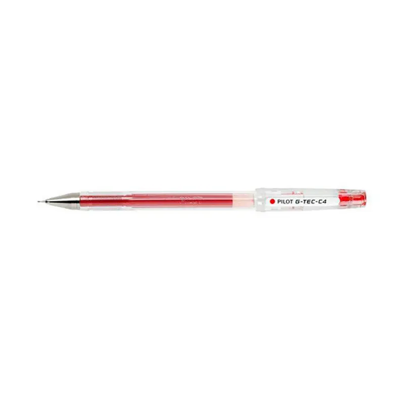 Bolígrafo Gel Pilot G-Tec Rojo Novedad