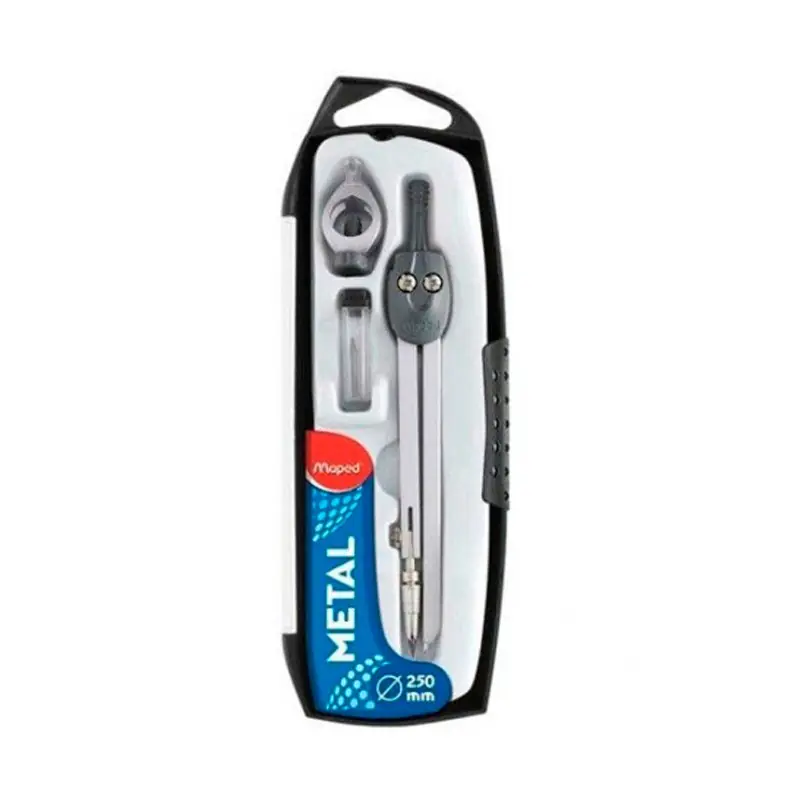 Compas Dibujo Maped Star Estuche Compas Abrazadera Minas Mayoreo