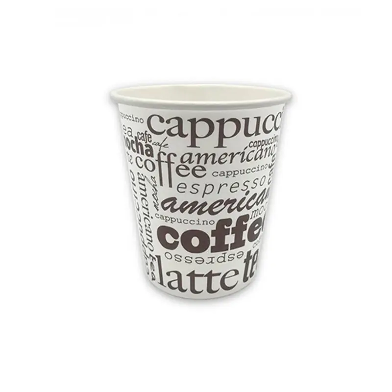Vaso Café Cartón Decorado 240Cc x 50Ud Liquidación