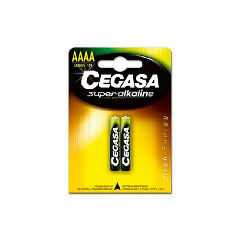 Pilas Super Alcalinas Cegasa AAAA LR8D425 2Ud Pago Seguro