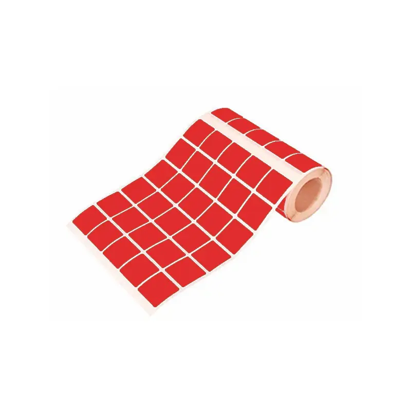 Gomets Cuadrado Mediano Rojo Profesional