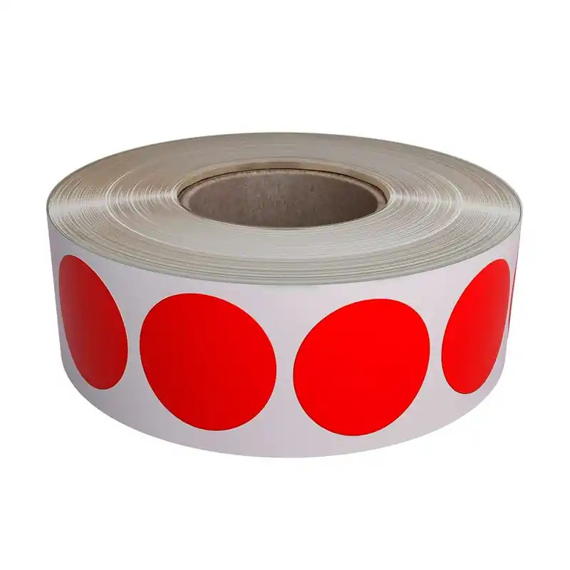 A Buen Precio Gomets Circulo Grande Rojo