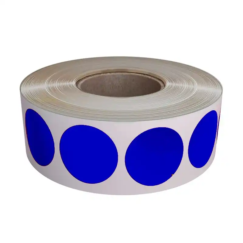 Venta Final Gomets Circulo Grande Azul Oscuro