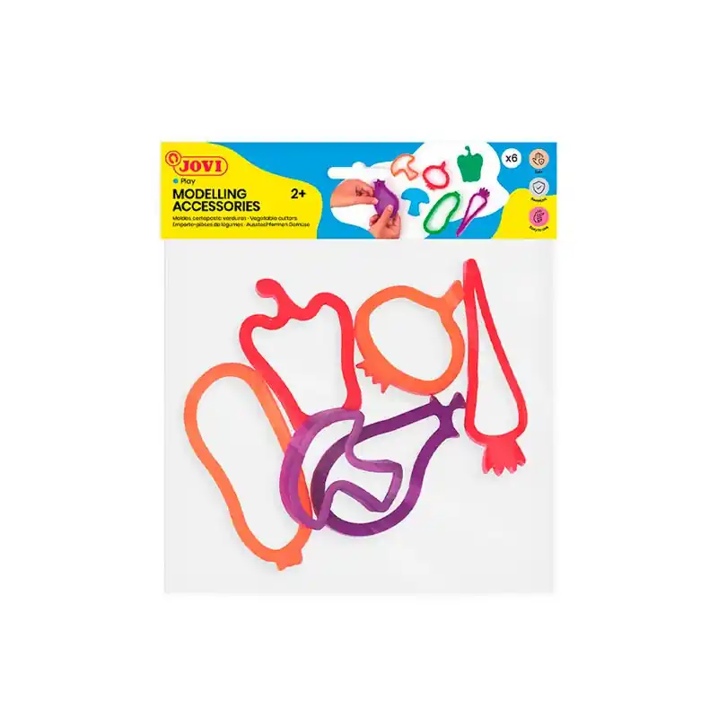 Novedad Moldes Plastilina Jovi Verduras 6 Uds