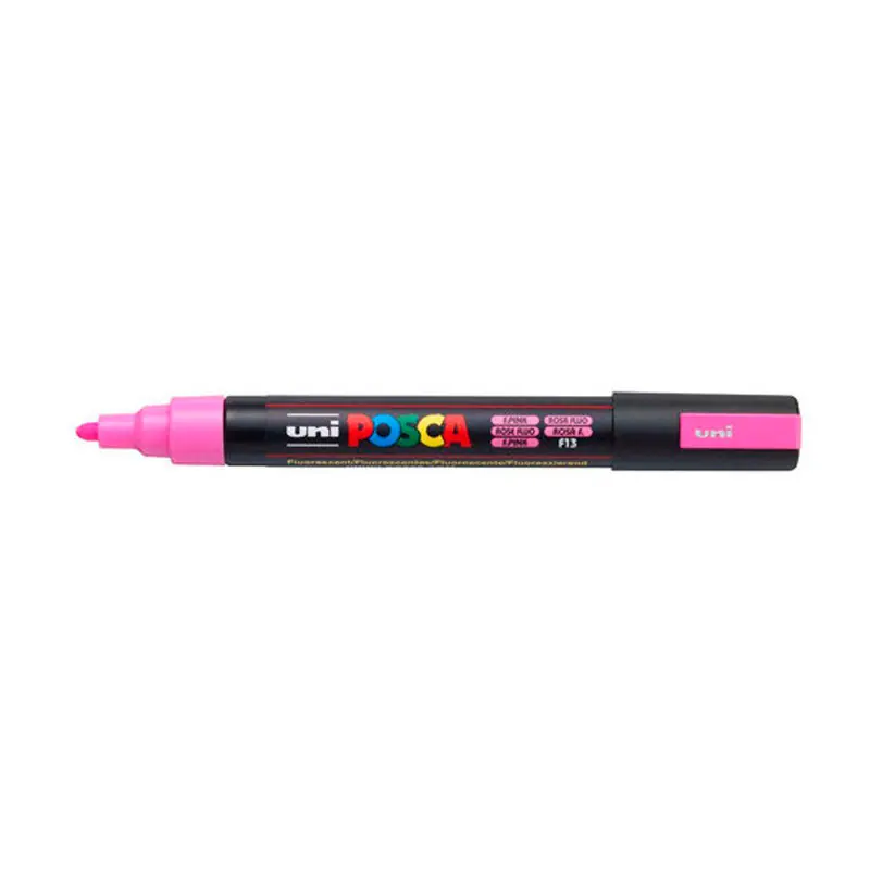 Oferta De Temporada Marcador Posca Pc-5M Fluorescente Rosa