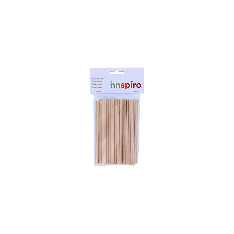 Ordenar Ahora Mismo Palo de Madera Redondo 150mm x 5mm Natural 60Uds