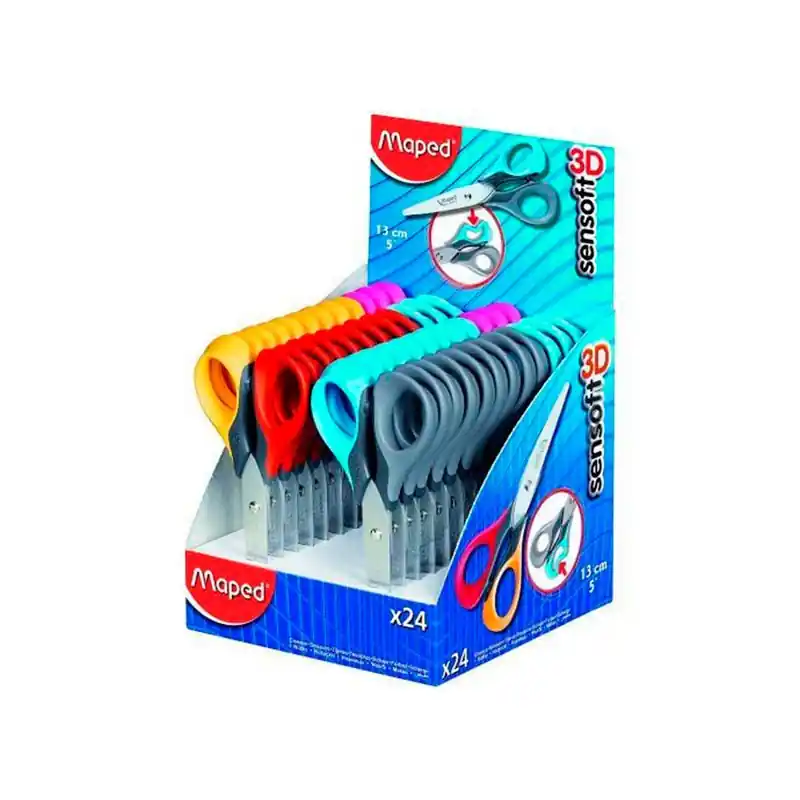 Tijera Escolar Punta Roma Maped Sensoft 13Cm Imprescindible (Must-Have)