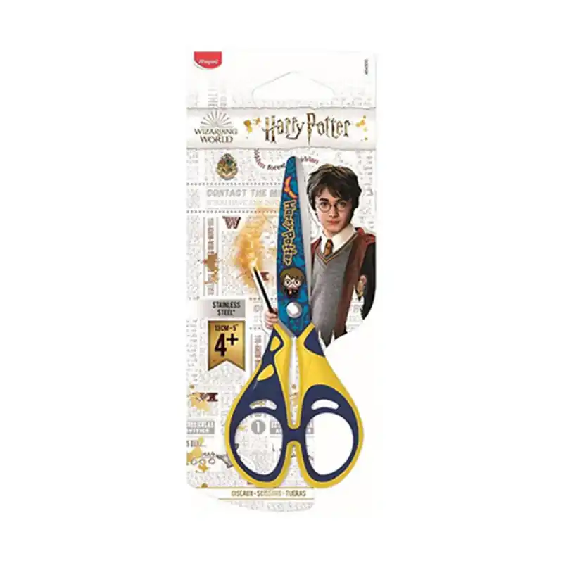 Tijera Escolar Punta Roma Harry Potter 13Cm No Te Lo Pierdas