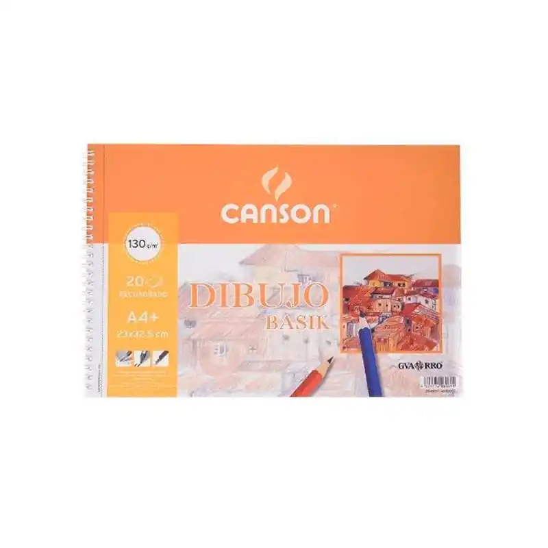 Moderno Cuaderno de Dibujo a4 Guarro Recuadro 130 grs 20 Hojas