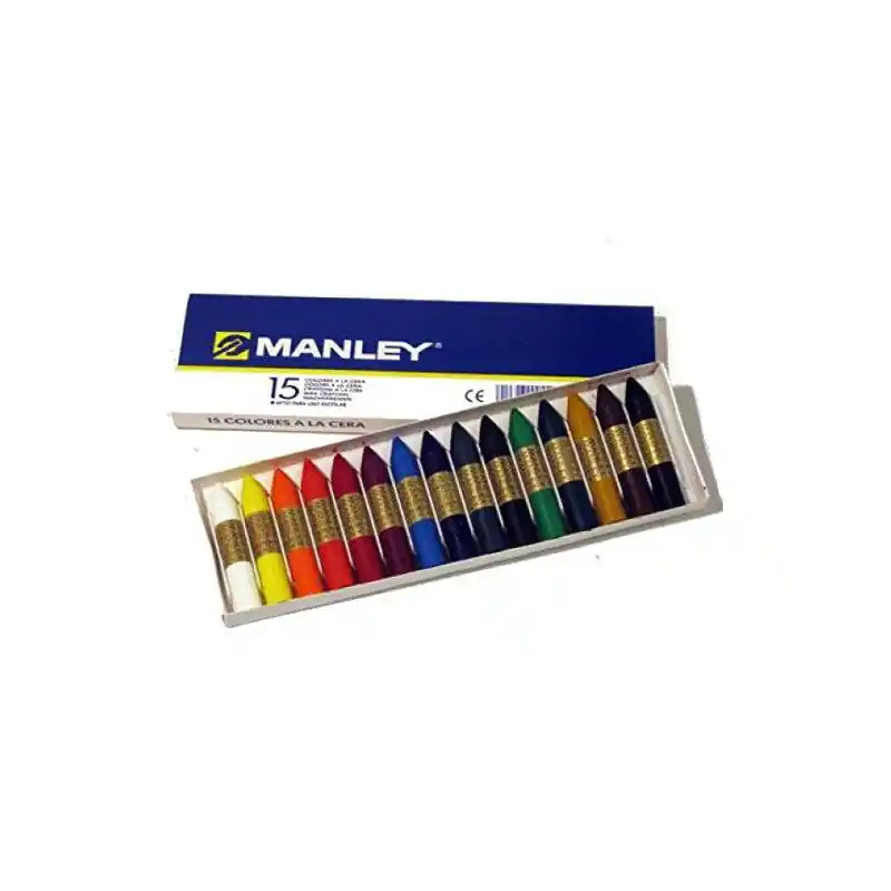 Barato Ceras de Colorear Blandas Manley 15Uds