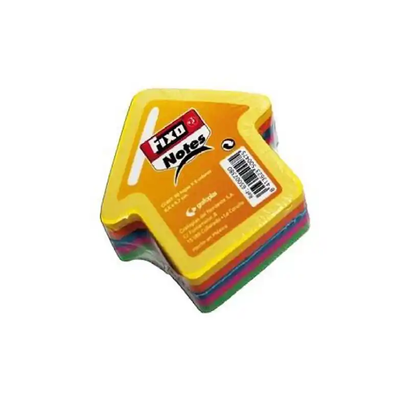 Marca Reconocida Notas Adhesivas Fixo Flecha 5 Colores Neón 50 Hojas