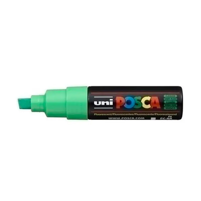 Marcador Posca Pc-8K Fluorescente Verde Pago Seguro