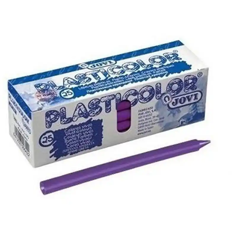 Ceras de Colorear PlastiDecor Violeta 25Uds Precio De Fábrica