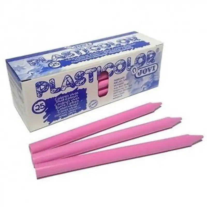 Barato Ceras de Colorear PlastiDecor Rosa 25Uds
