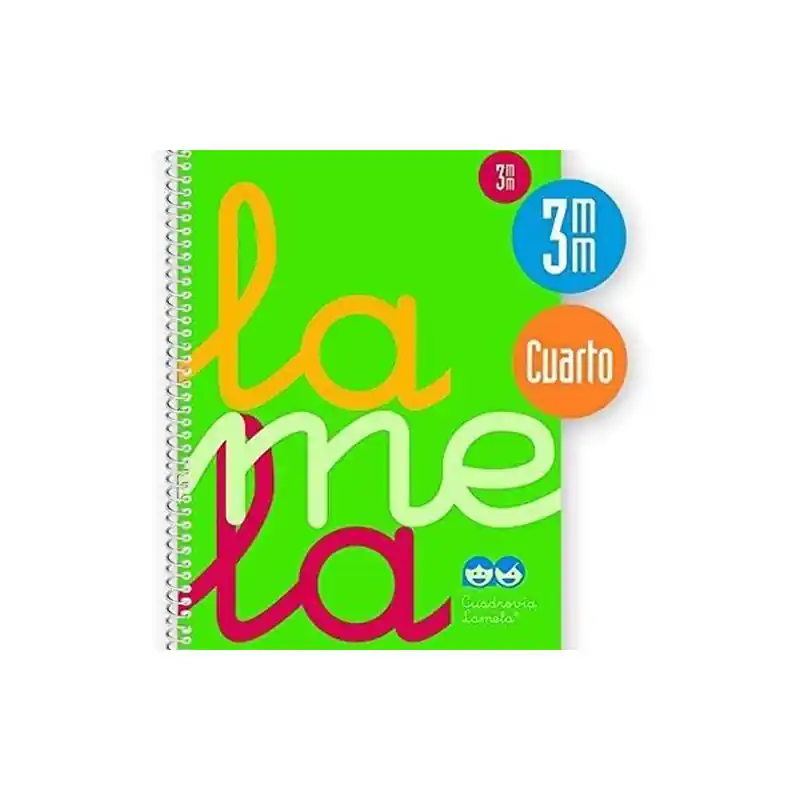 Barato Cuaderno Lamela A5 Tapa Plástica Verde 3mm 80 Hojas