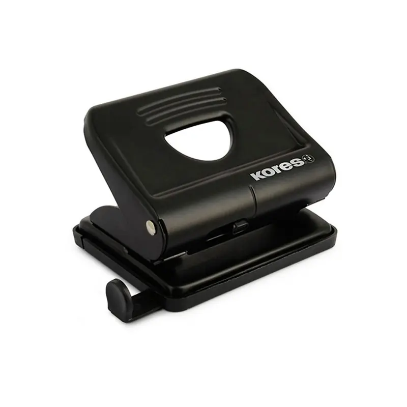 Pedido Al Por Mayor Taladradora de Papel Kores Negro Metálico