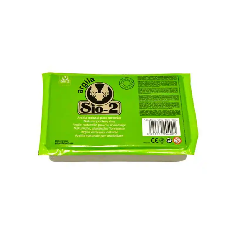 Arcilla Blanca Manualidades 1500Gr Envío Exprés