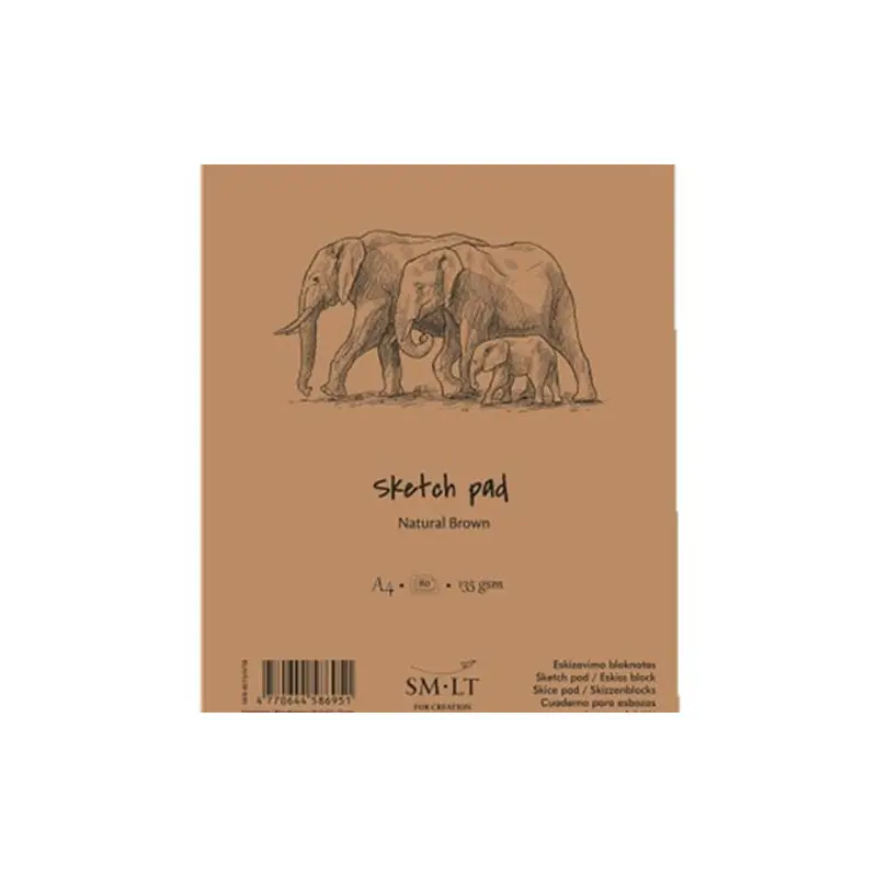 Devolución Gratuita Cuaderno de Bocetos a5 Kraft 135 grs 80 Hojas