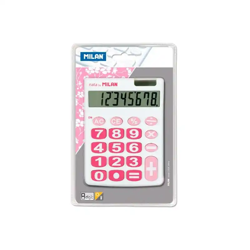 Calculadora Milan Blanca 8 Dígitos Compra Ahora