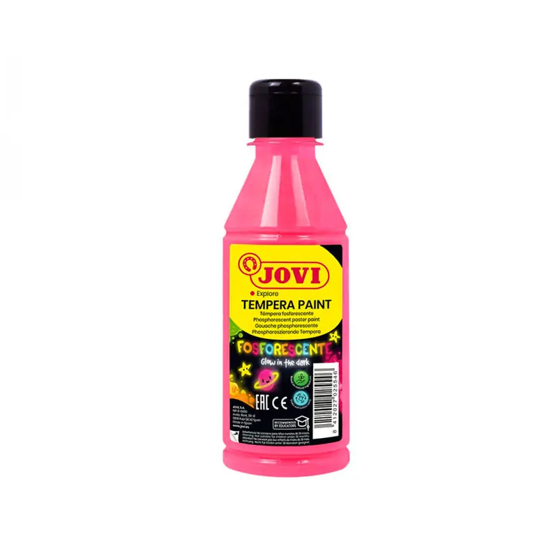 Tempera Liquida Jovi Magenta Flúor 250 ML Económico