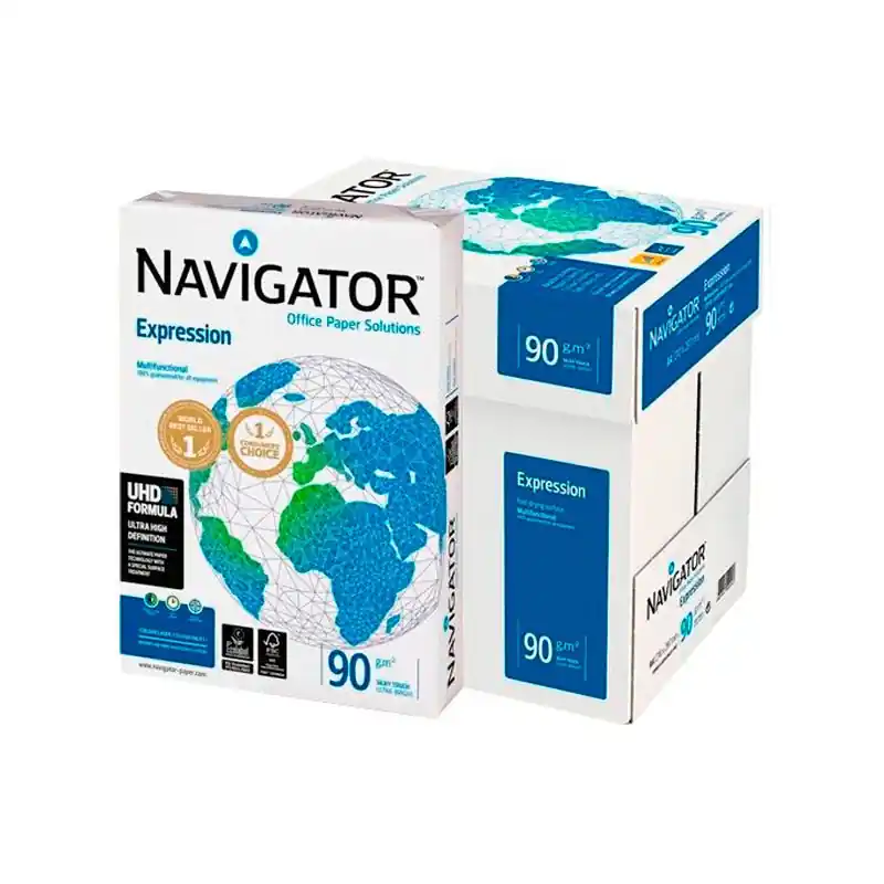 Folios a4 Navigator Expression 90 grs 500 hojas Lujoso