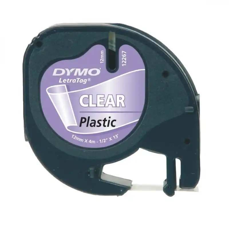 Última Oportunidad Cinta para Rotular Dymo D1 Durable Transparente 12mmx4M